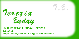 terezia buday business card